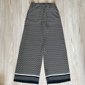 H&M Chain Print Palazzo Trouser Pants